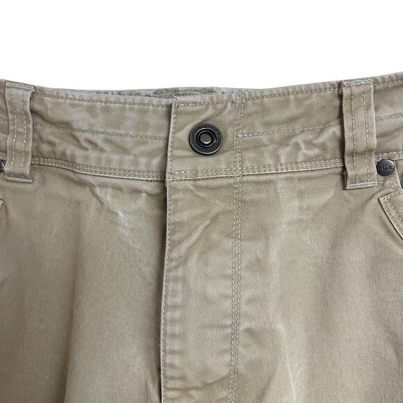 KUHL Rydr Men's Pants/Jeans Size 35x30 Patina Dye Tan Jeans 5 Pocket - Picture 13 of 15
